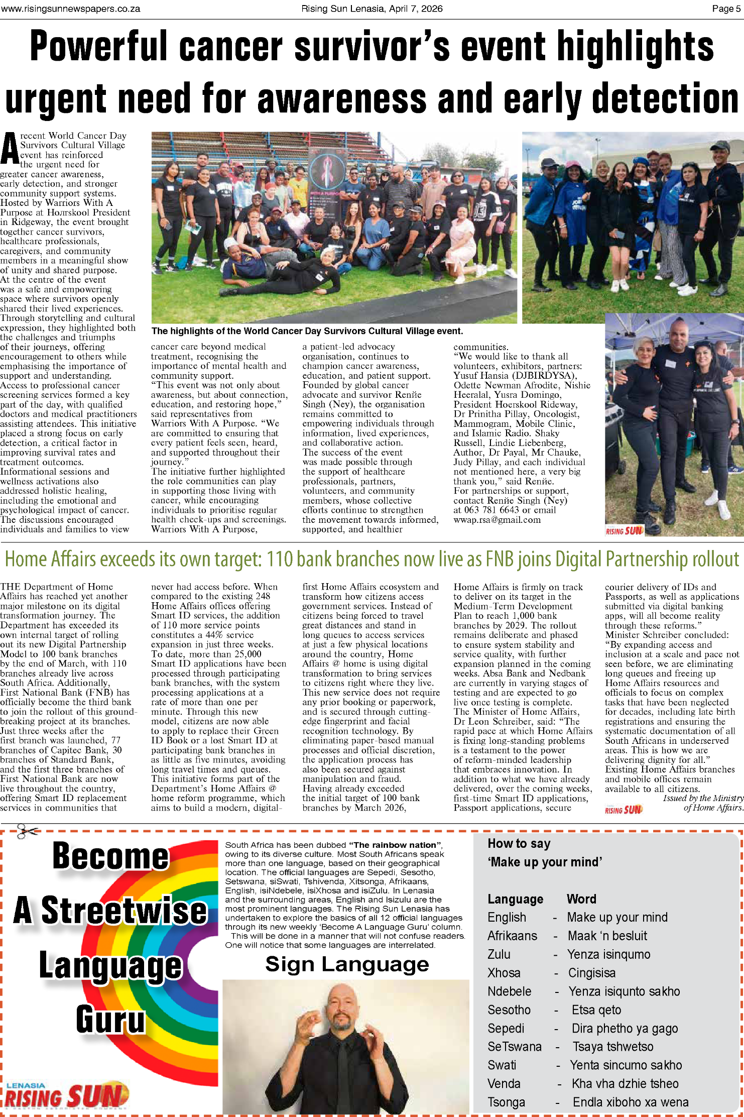 Rising Sun Lenasia E-Paper, April 7, 2026 page 9
