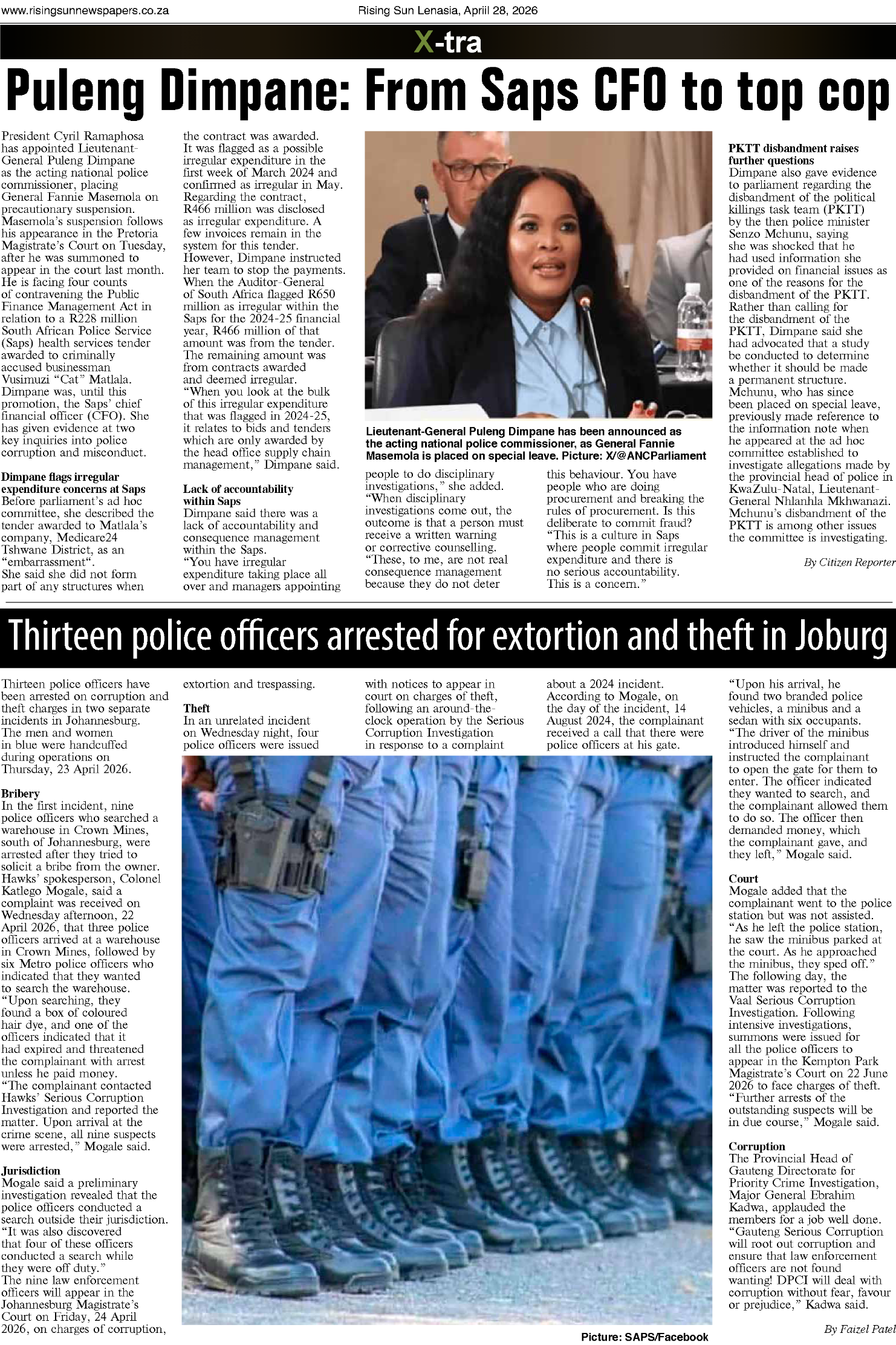 Rising Sun Lenasia E-Paper, April 28, 2026 page 9