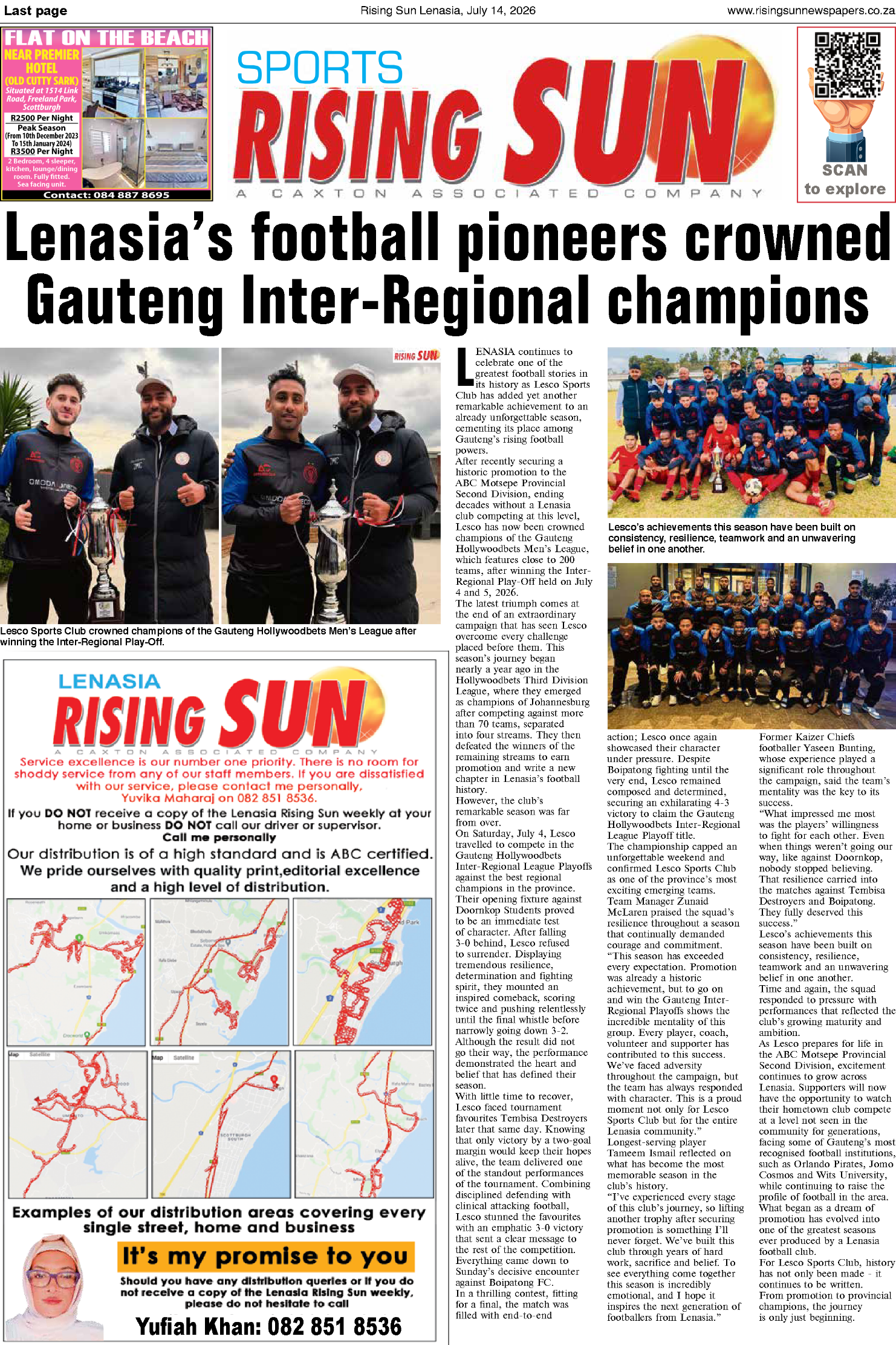 Rising Sun Lenasia E-Paper, July 14, 2026 page 14