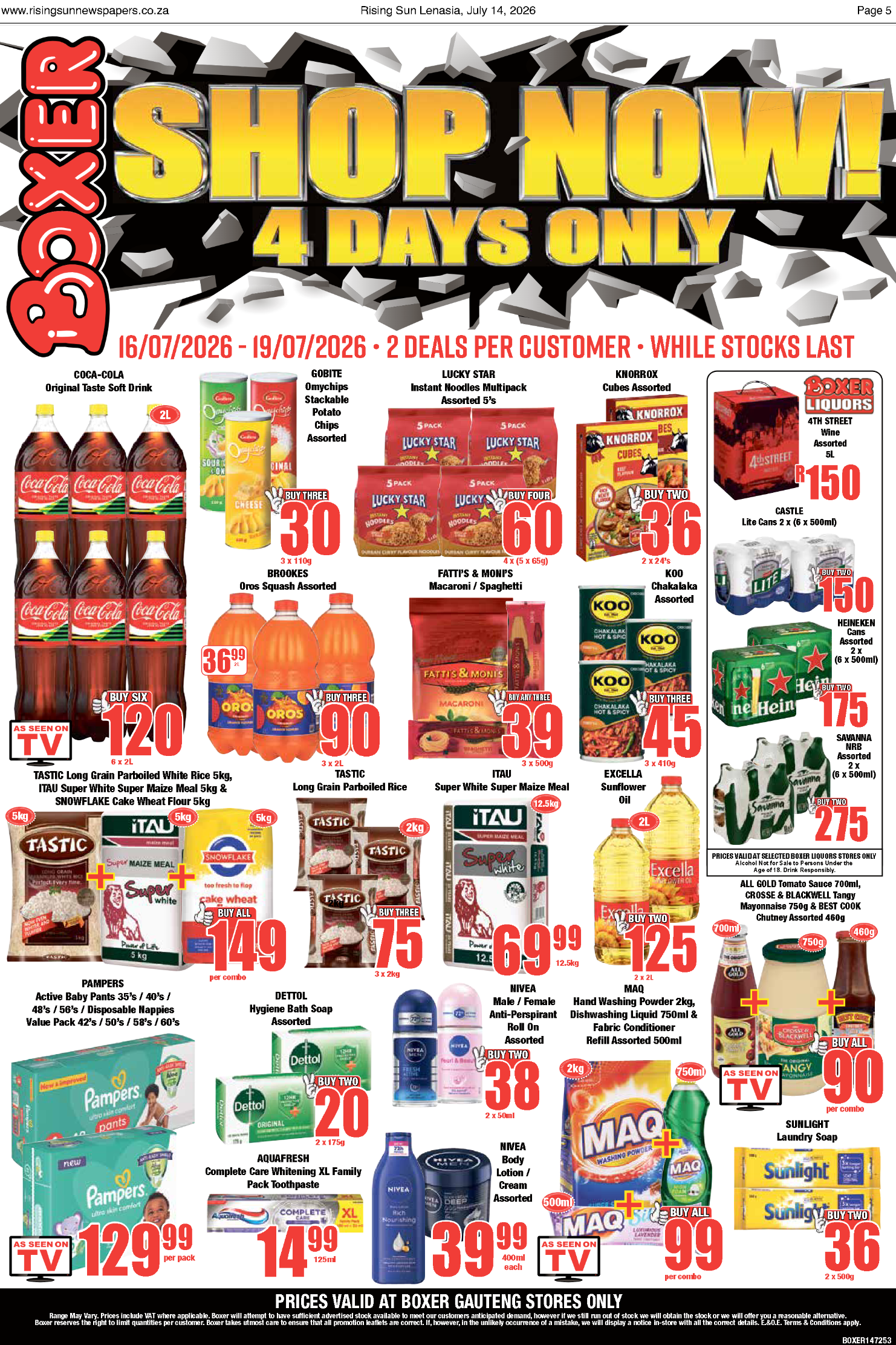 Rising Sun Lenasia E-Paper, July 14, 2026 page 5