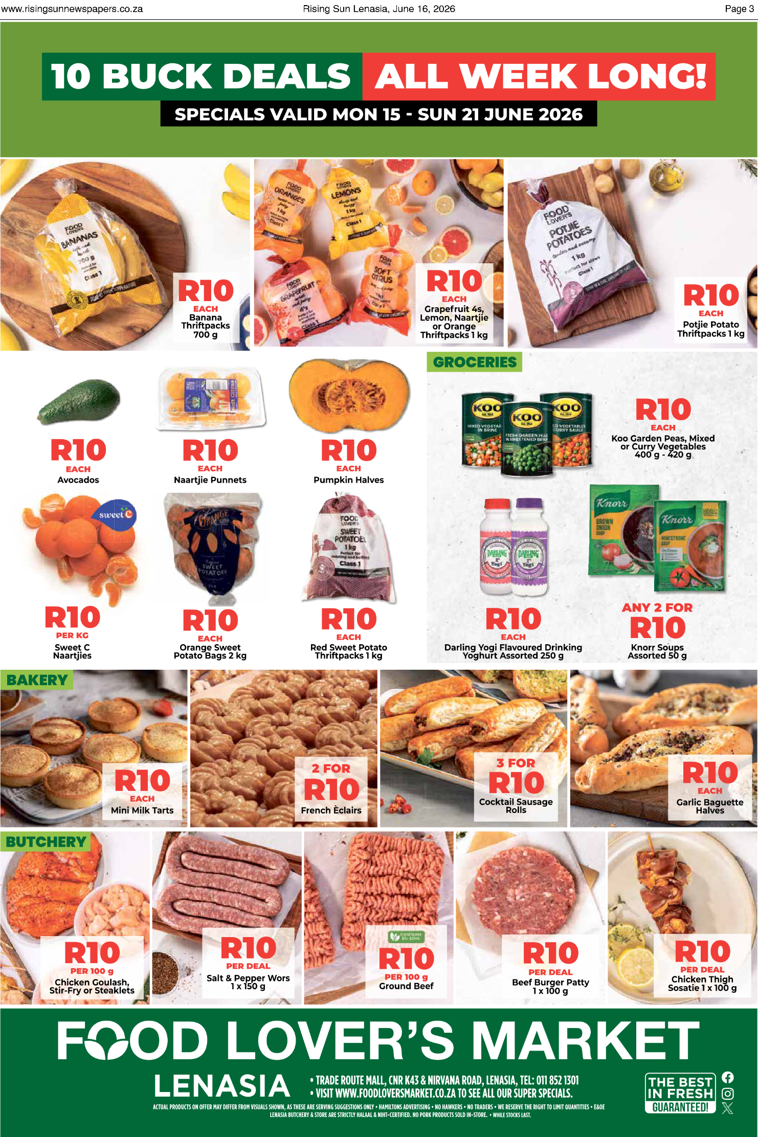 Rising Sun Lenasia E-Paper, June 16, 2026 page 3