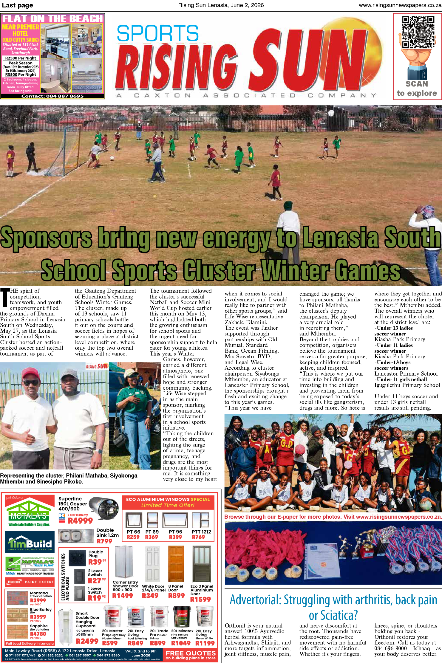 Rising Sun Lenasia E-Paper, June 2, 2026 page 16