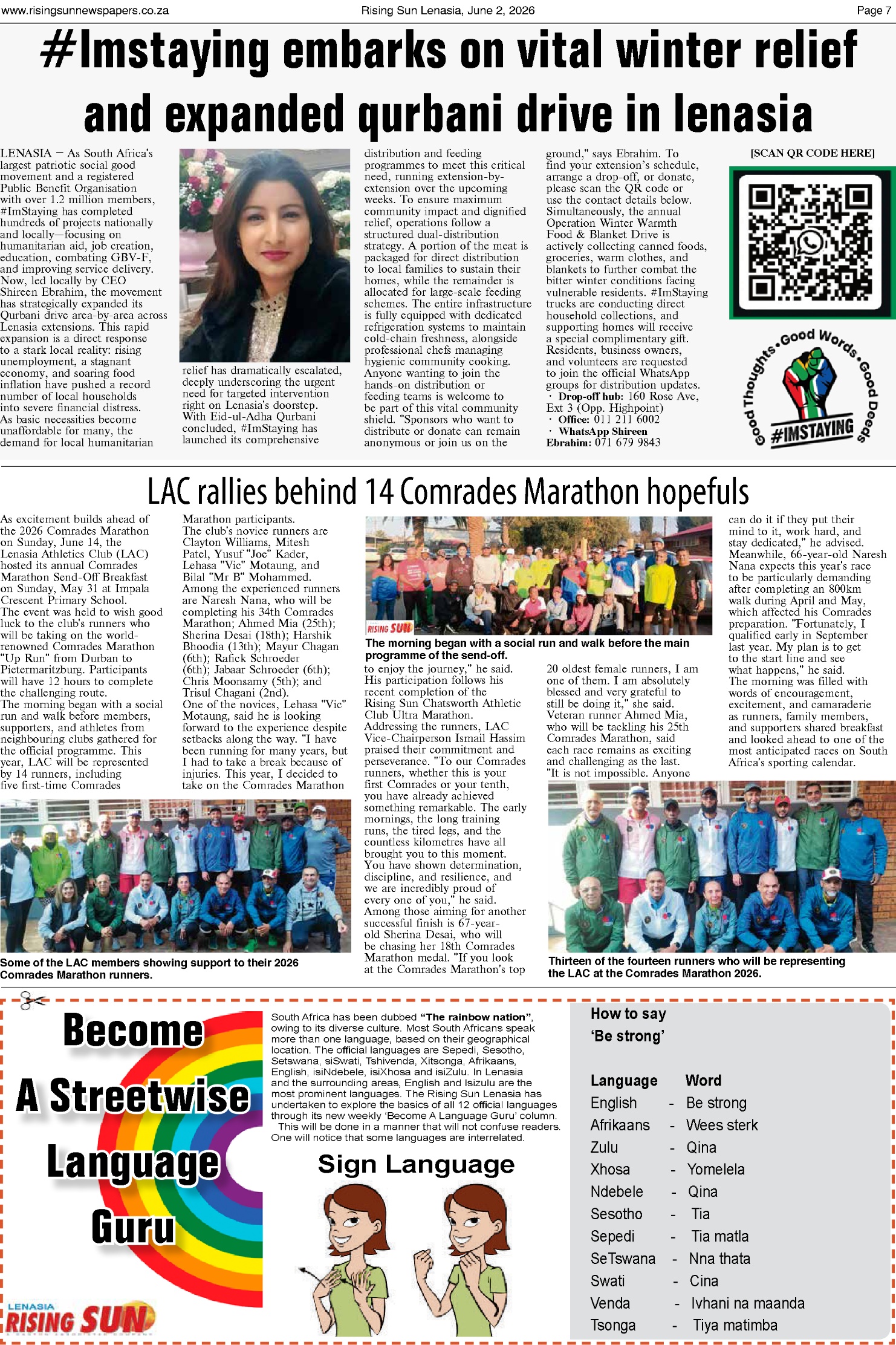 Rising Sun Lenasia E-Paper, June 2, 2026 page 7