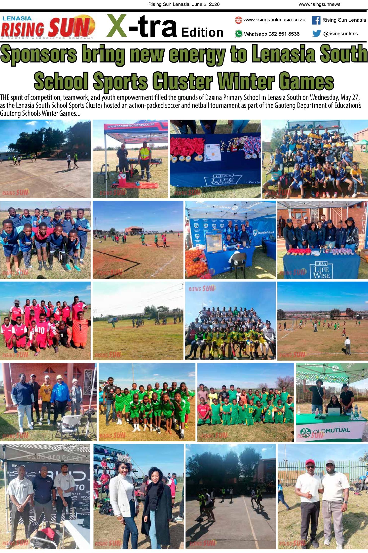 Rising Sun Lenasia E-Paper, June 2, 2026 page 8