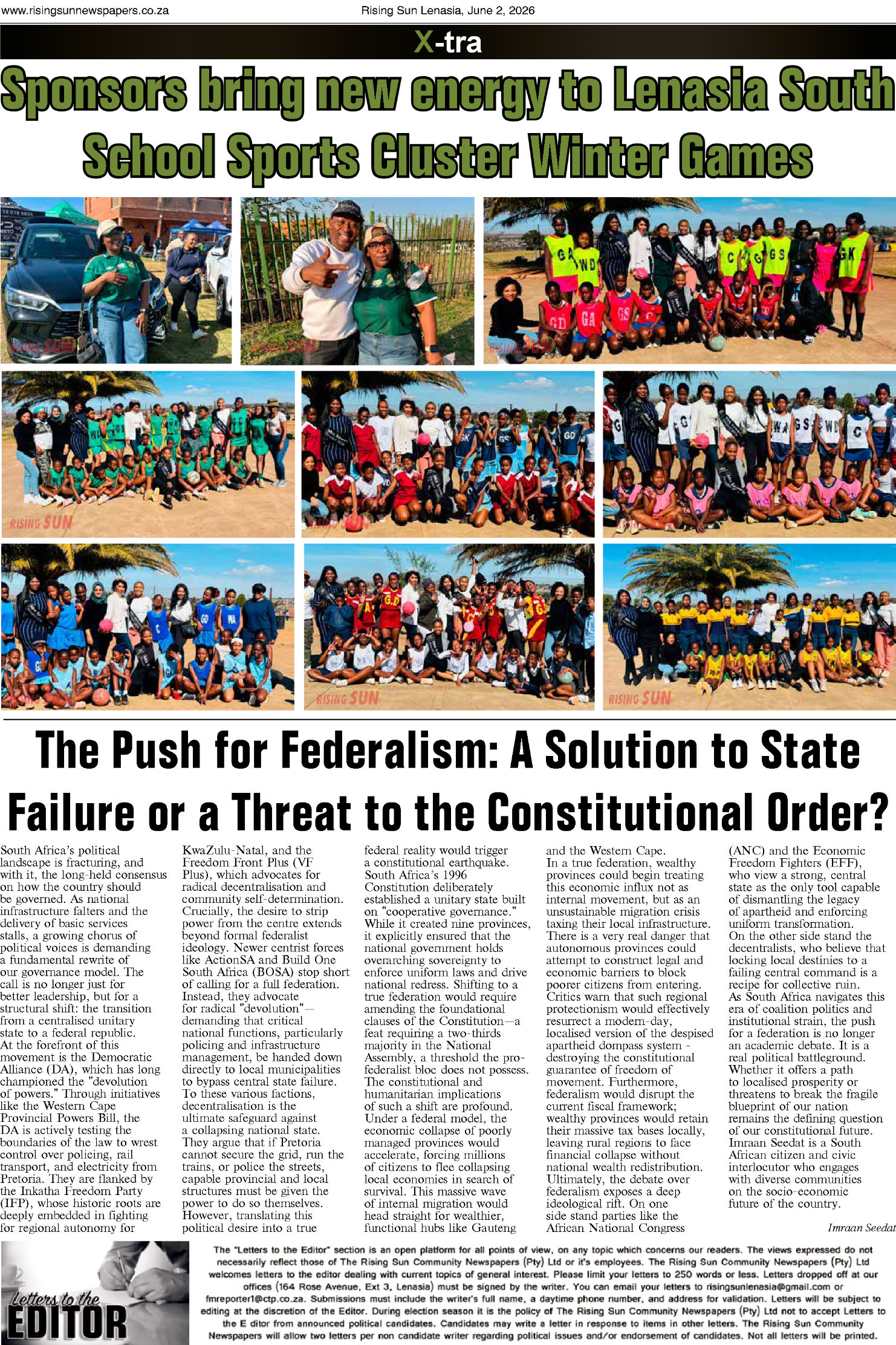 Rising Sun Lenasia E-Paper, June 2, 2026 page 9