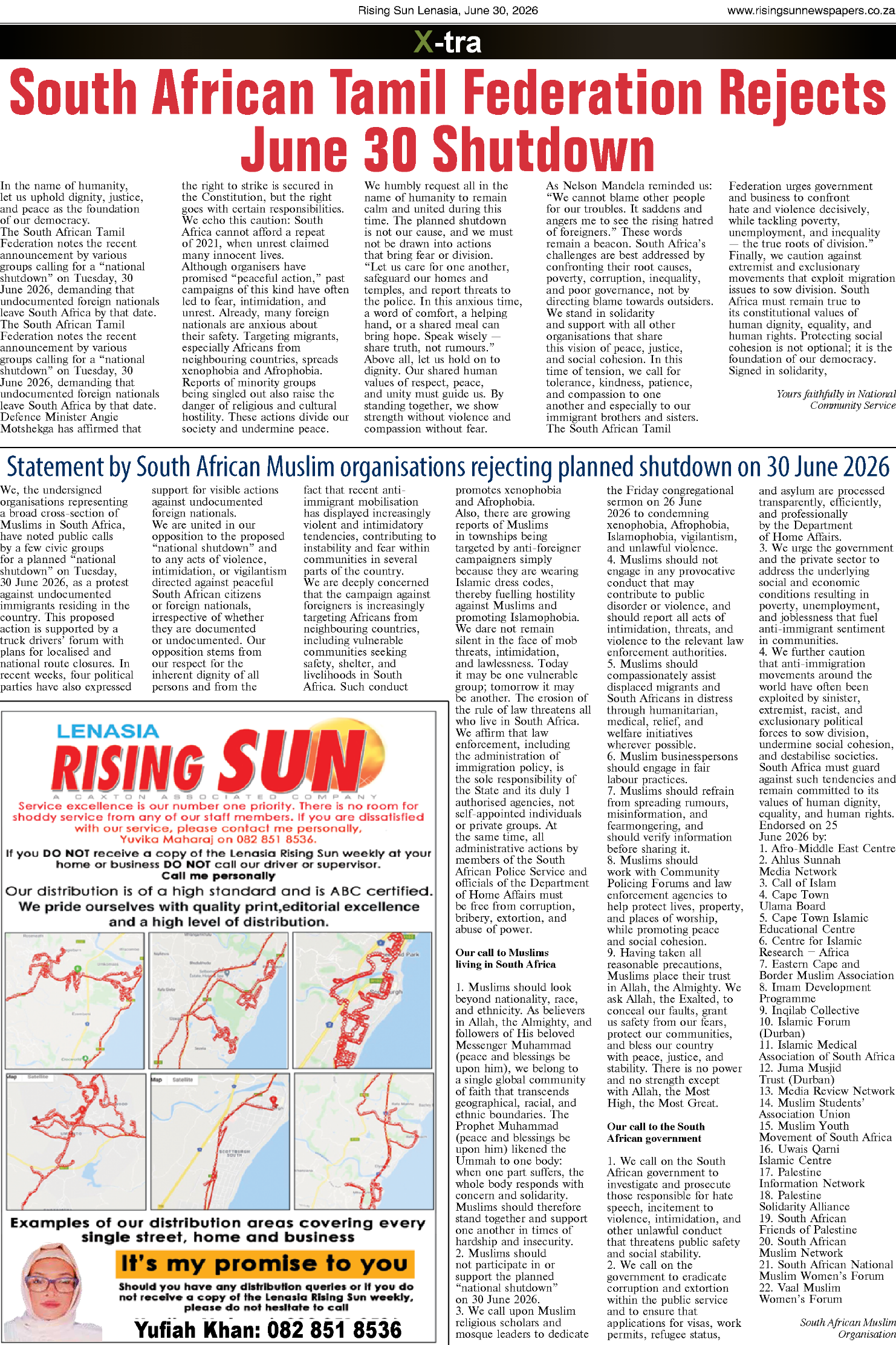 Rising Sun Lenasia E-paper June 30, 2026 page 12