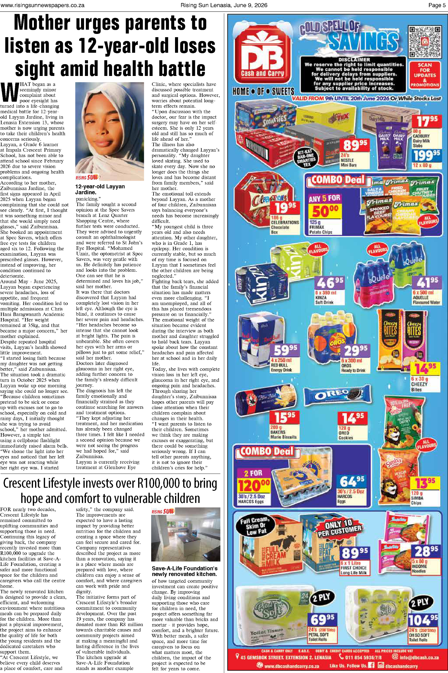 Rising Sun Lenasia E-paper June 9, 2026 page 5