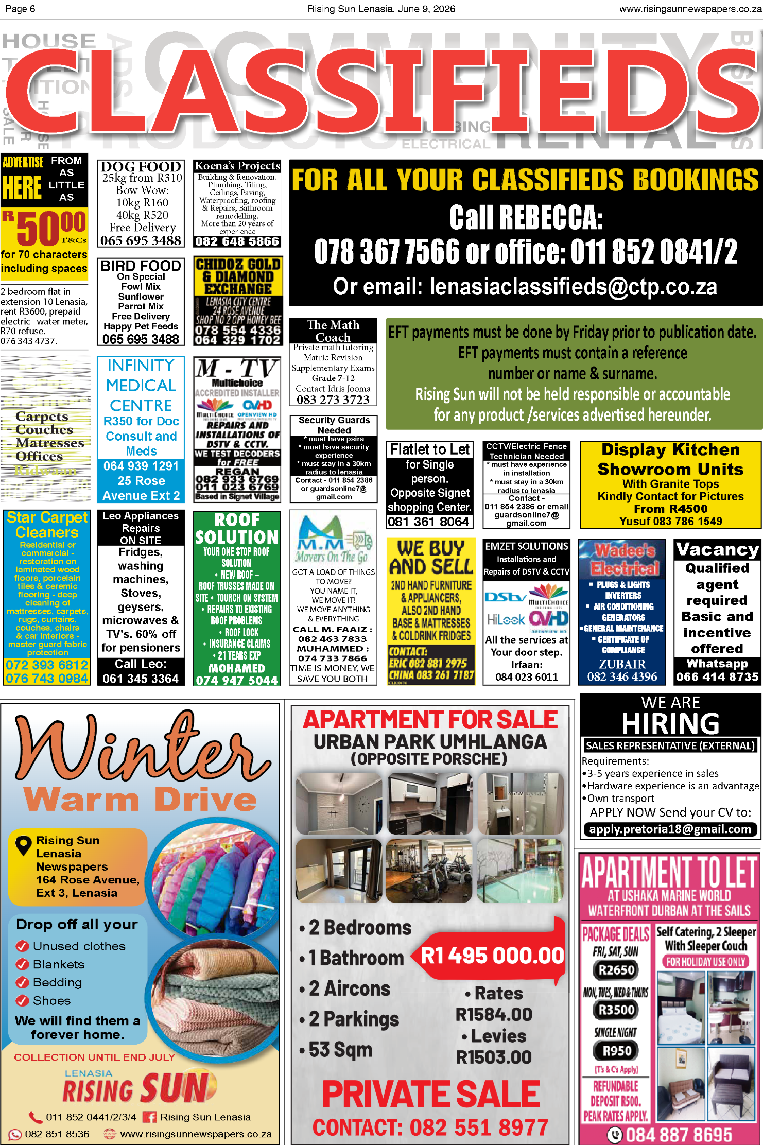 Rising Sun Lenasia E-paper June 9, 2026 page 6