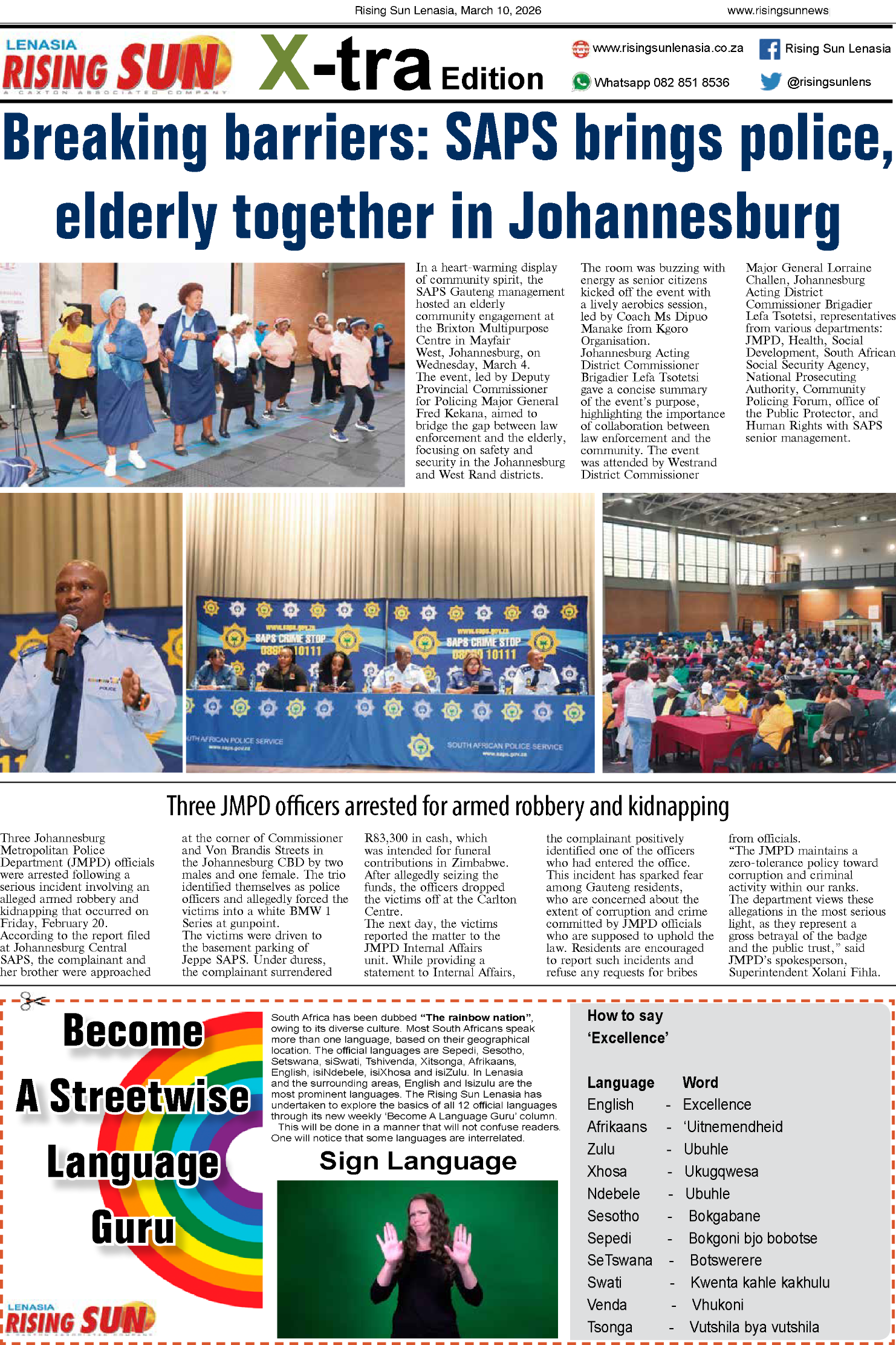 Rising Sun Lenasia E-Paper, March 10, 2026 page 10