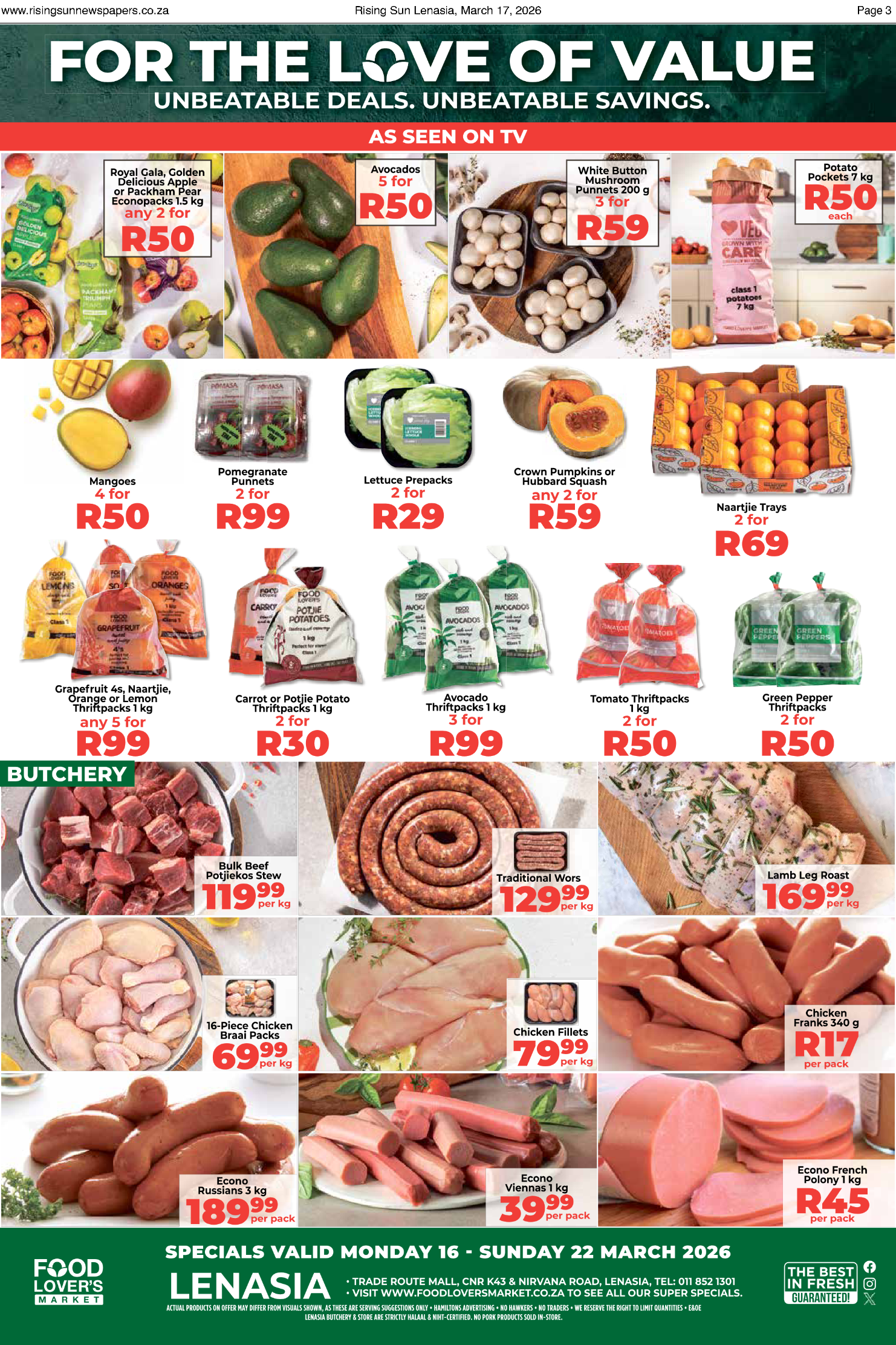 Rising Sun Lenasia E-Paper, March 17, 2026 page 3