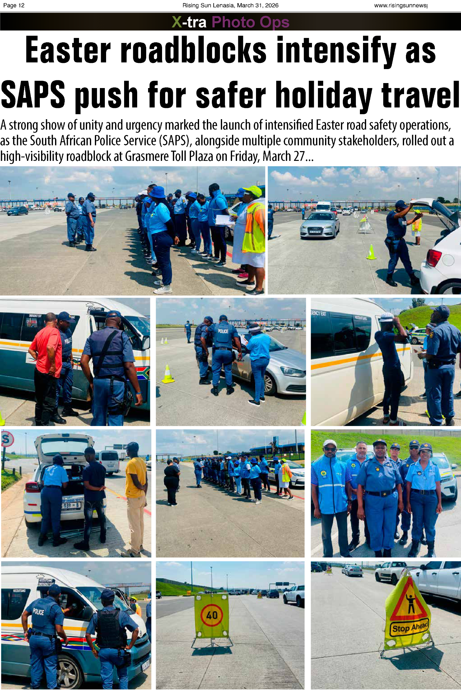 Rising Sun Lenasia E-paper March 31, 2026 page 12