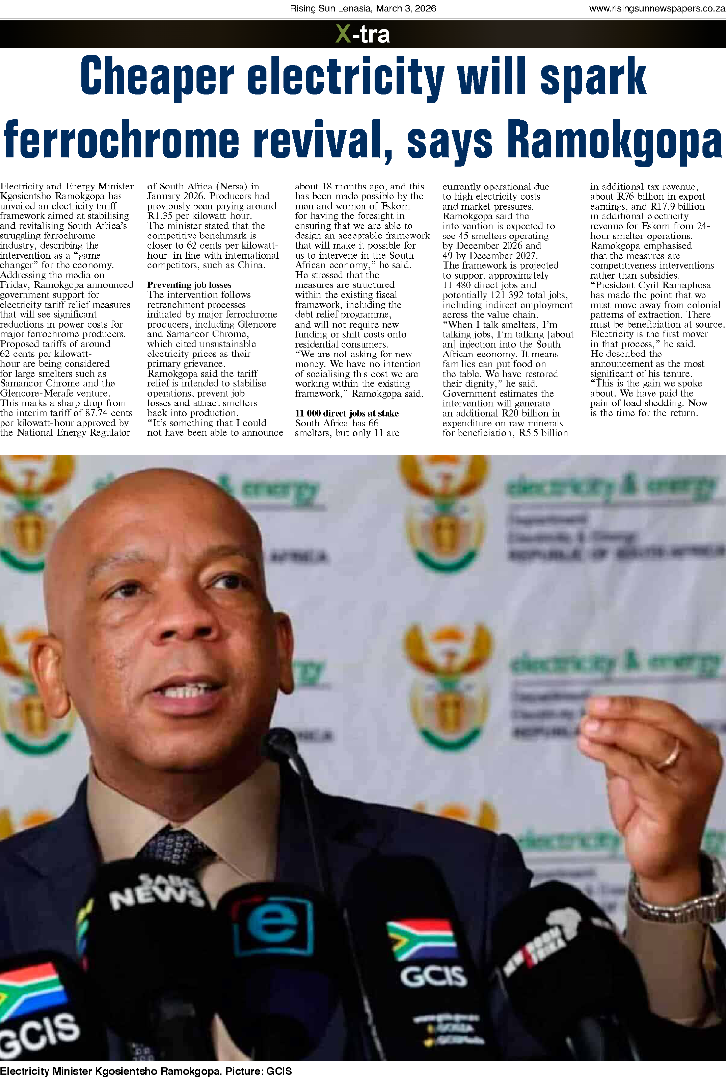 Rising Sun Lenasia E-Paper, March 3, 2026 page 14
