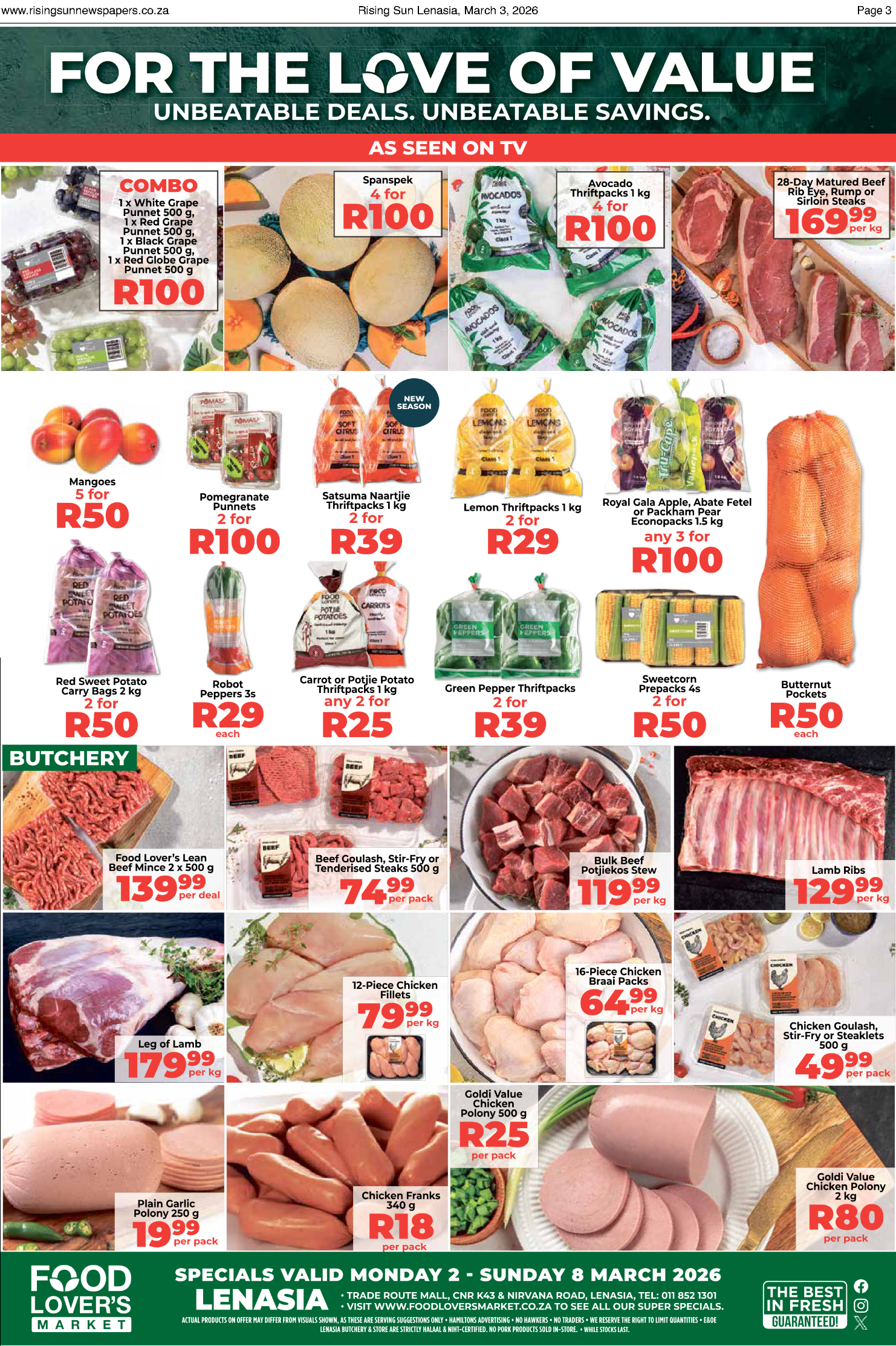 Rising Sun Lenasia E-Paper, March 3, 2026 page 3
