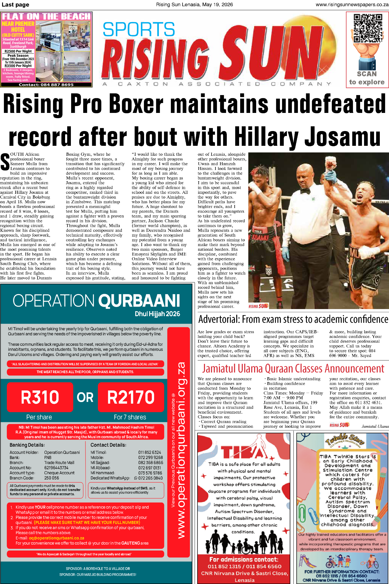 Rising Sun Lenasia E-Paper, May 19, 2026 page 14