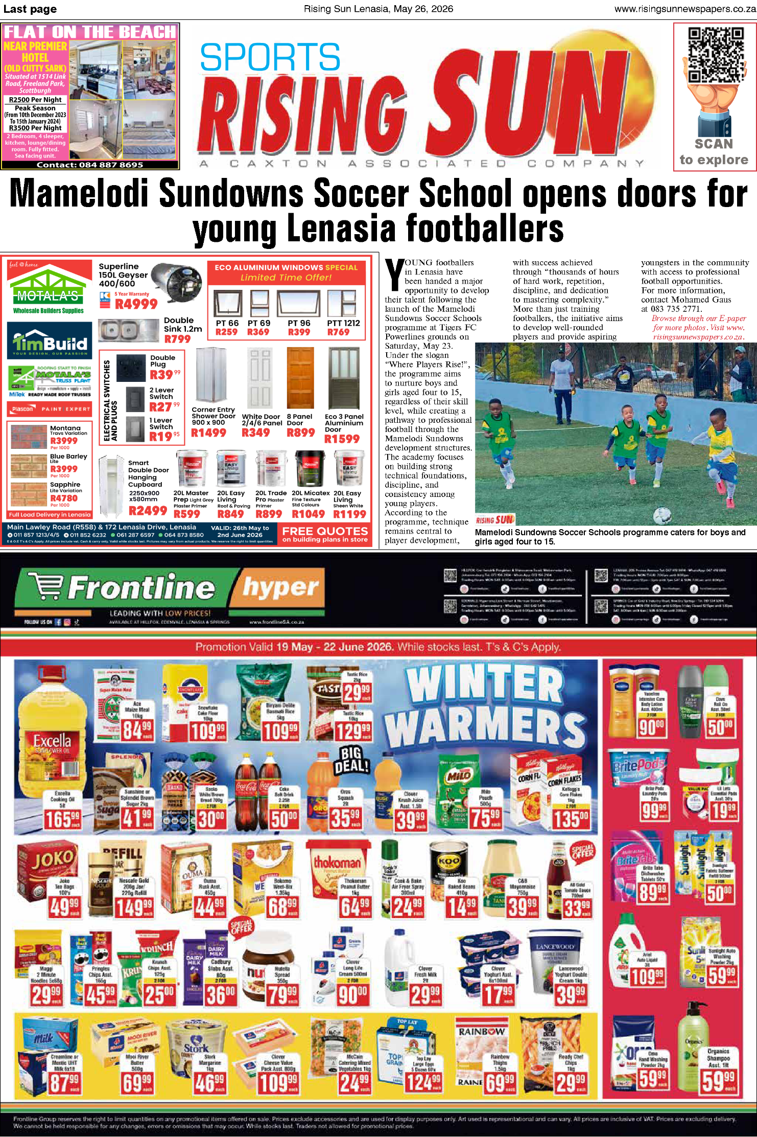 Rising Sun Lenasia E-Paper, May 26, 2026 page 22