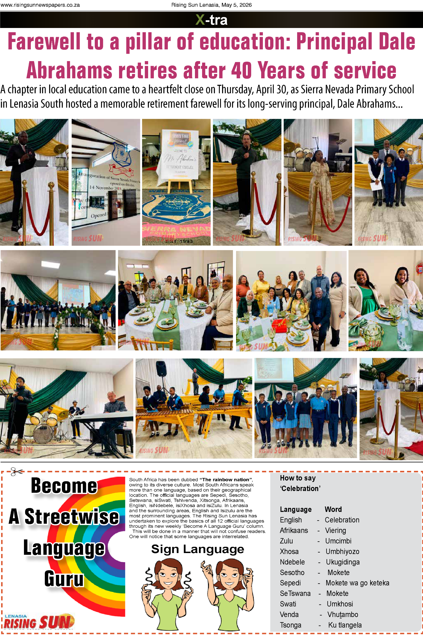 Rising Sun Lenasia E-Paper, May 5, 2026 page 11