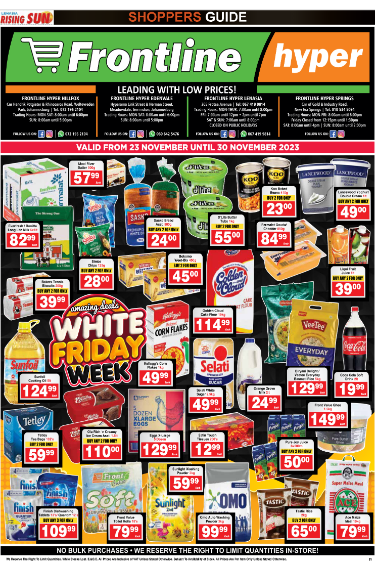 Rising Sun Lenasia SHOPPERS GUIDE END-NOVEMBER page 10