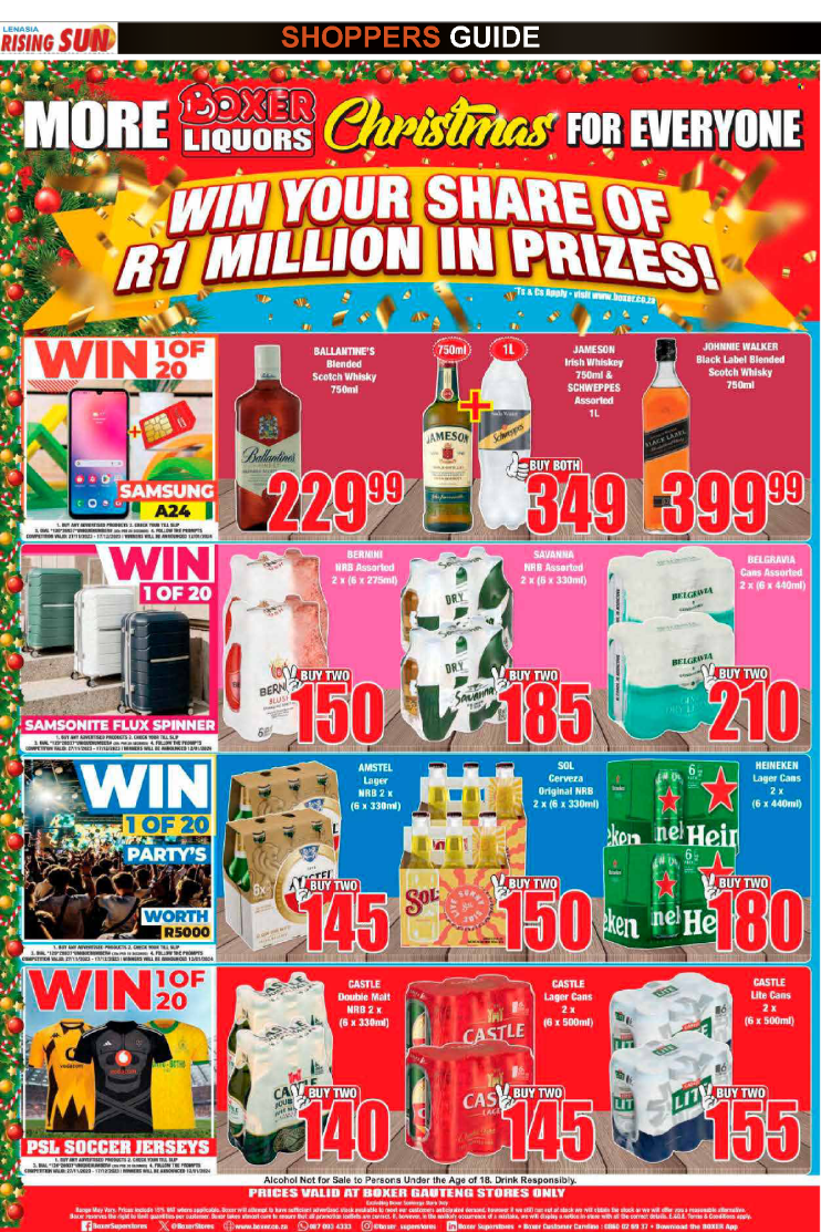 Rising Sun Lenasia SHOPPERS GUIDE END-NOVEMBER page 16