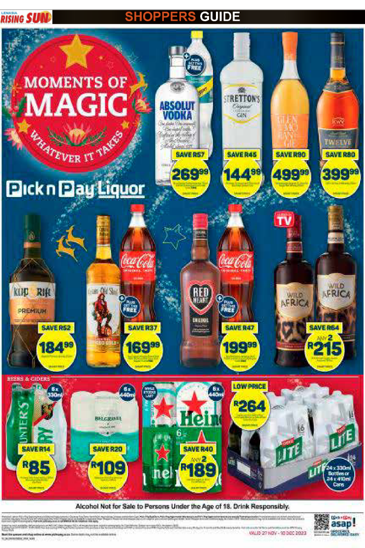 Rising Sun Lenasia SHOPPERS GUIDE END-NOVEMBER page 18