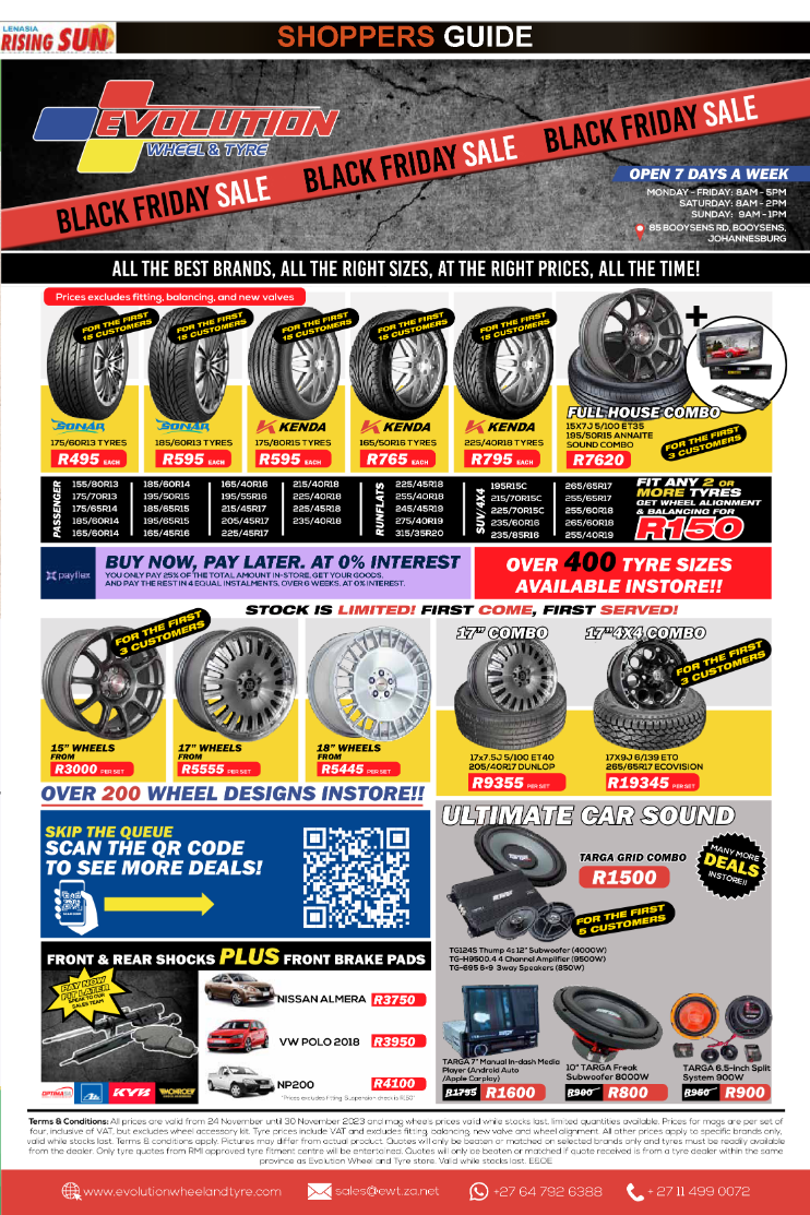 Rising Sun Lenasia SHOPPERS GUIDE END-NOVEMBER page 9