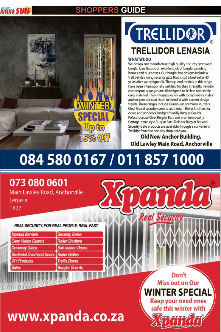 Rising Sun Lenasia SHOPPERS GUIDE End – June page 6