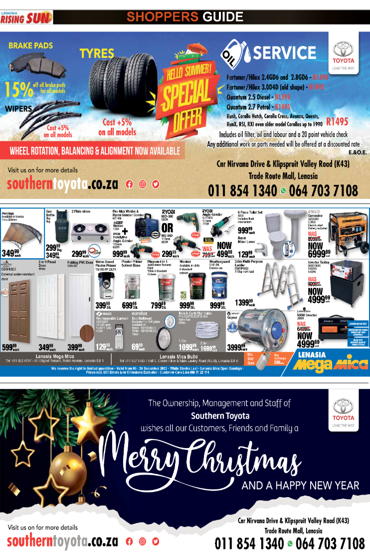 Shoppers guide December 2023 page 4